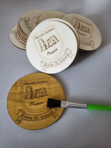 CUSTOM WOODEN COASTERS