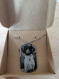 photo tag necklace
